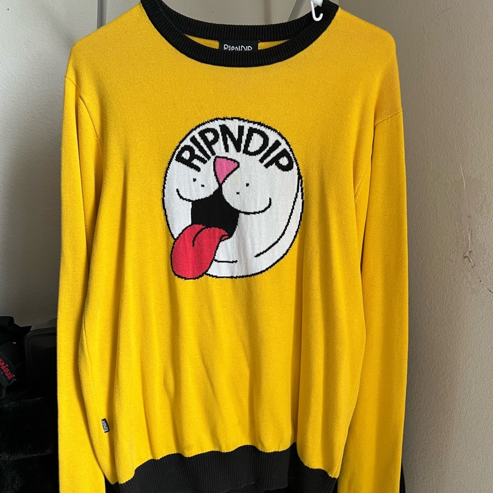 Ripndip Yellow Sweater with Graphic